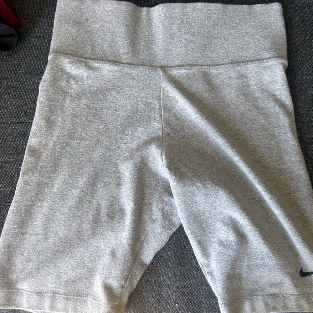 Nike Women's Heather Gray Bike Shorts